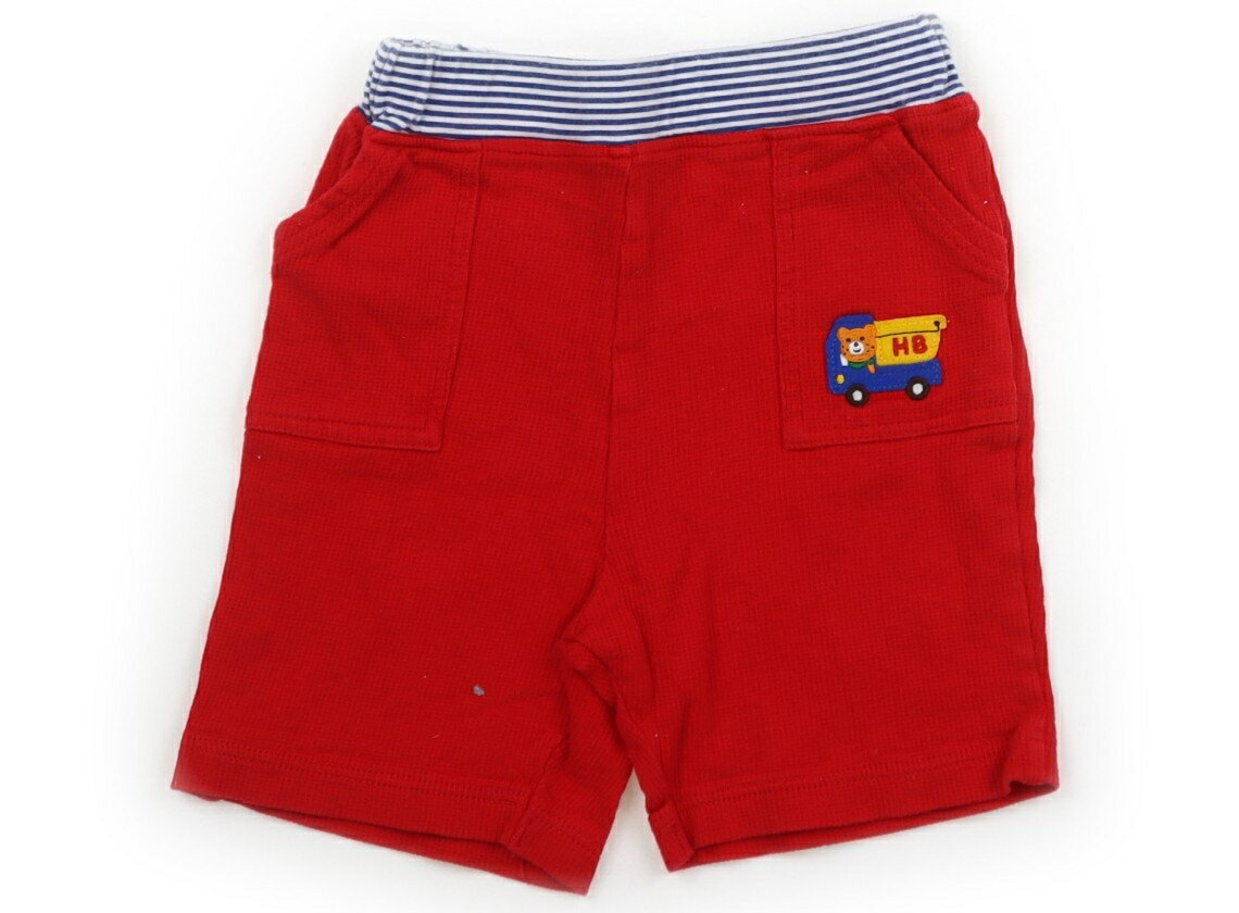 ホットビスケッツ Hot Biscuits ハーフパンツ 90 男の子 赤 子供服 ベビー服 キッズ アウトレット ユーズド 【中古】キッズ・ベビー・マタニティ