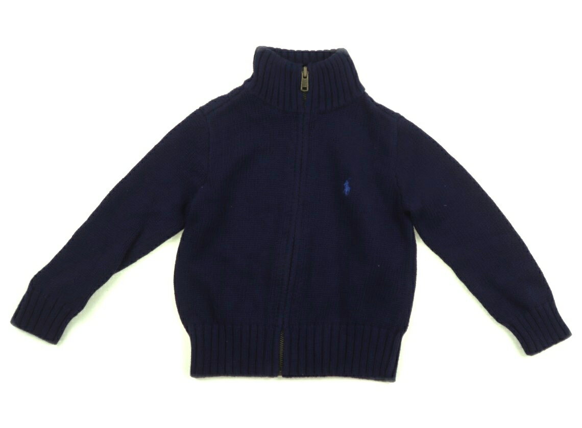 　ブランド 　POLO RALPH LAUREN(ポロラルフローレン) 　カテゴリー 　カーディガン 　サイズ 　100サイズ 　色 　紺 　状態 　★★★ 　記名 　なし 　ジャンル 　Boy 全体に使用感はありますが、まだまだ普段着として活躍してくれそうです。実際のサイズ表記は100cm。綿100％のニットです。 ＊【状態】【サイズ】に関しての詳しい説明はこちら