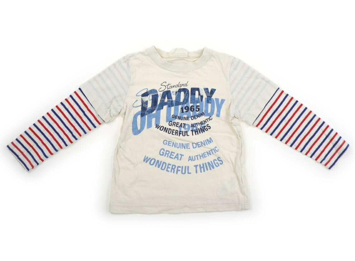 ダディーオーダディー Daddy Oh Daddy Tシャツ・カットソー 110 男の子 アイボリー 子供服 ベビー服 キッズ アウトレット ユーズド 【中古】キッズ・ベビー・マタニティ