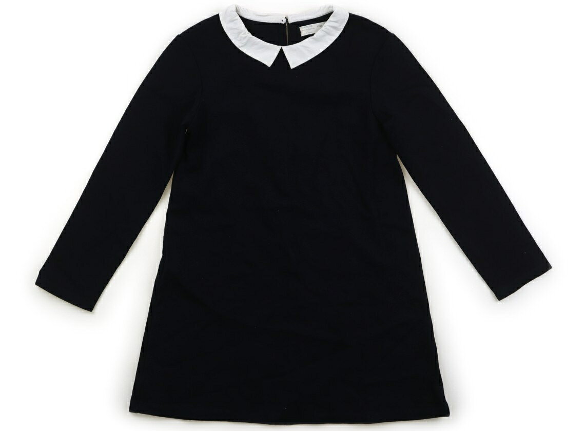 Dresses - ザラ ZARA ワンピース 140 女の子 ネイビーホワイト 子供服 ベビー服 キッズ アウトレット ユーズド 【中古】キッズ・ベビー・マタニティ