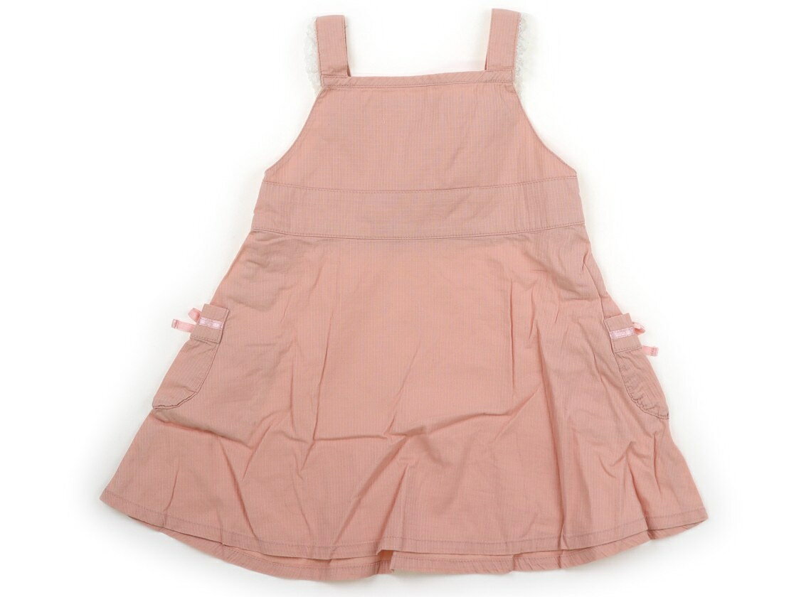 エニィファム anyFAM ジャンパースカート 90 女の子 サーモンピンク 子供服 ベビー...