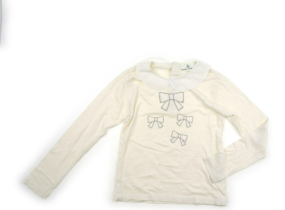 組曲 Kumikyoku Tシャツ・カットソー 130 女の子 生成り 子供服 ベビー服 キッズ アウトレット ユーズド 【中古】キッズ・ベビー・マタニティ