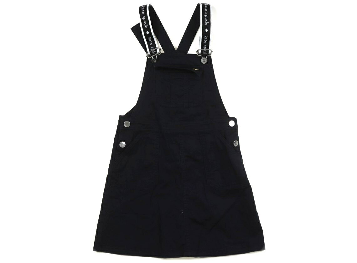 ケイトスペード Kate Spade ジャンパースカート 130 女の子 ブラック 子供服 ベビー服 キッズ アウトレ..