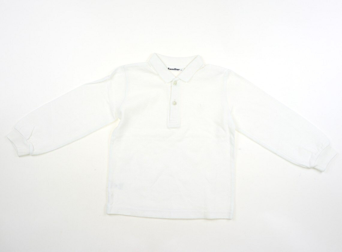 ファミリア familiar ポロシャツ 110 男の子 ホワイト 子供服 ベビー服 キッズ アウトレット ユーズド 【中古】キッズ・ベビー・マタニティ