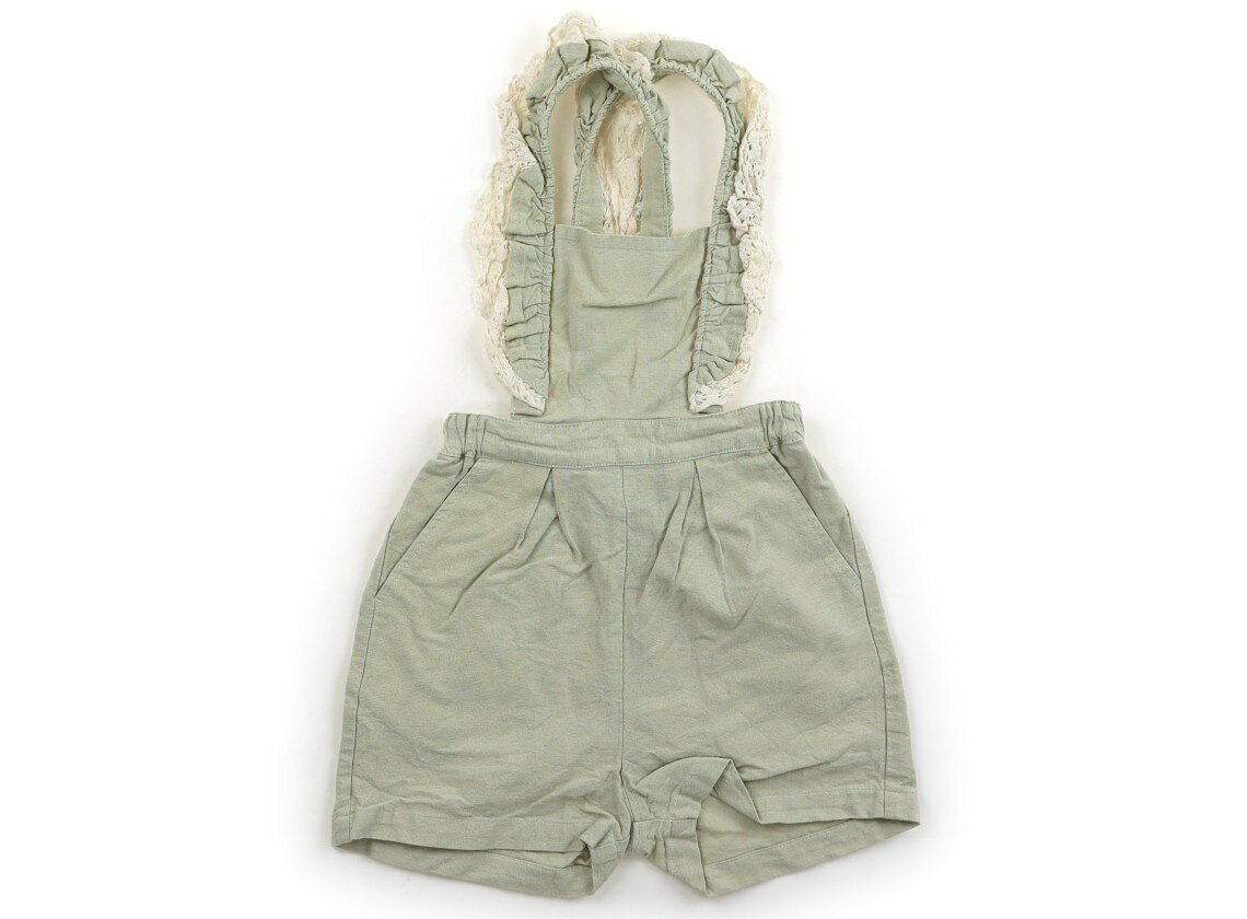 Rakuten - プティマイン petit main オーバーオール 100 女の子 ピスタチオグリーン 子供服 ベビー服 キッズ アウトレット ユーズド 【中古】キッズ・ベビー・マタニティ