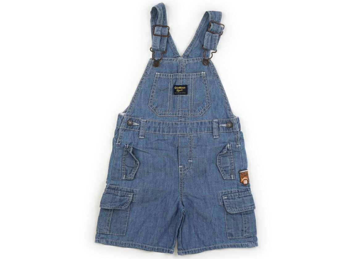 オシュコシュ OSHKOSH オーバーオール 100 男の子 ブルー 子供服 ベビー服 キッズ アウトレット ユーズド 【中古】キッズ・ベビー・マタニティ