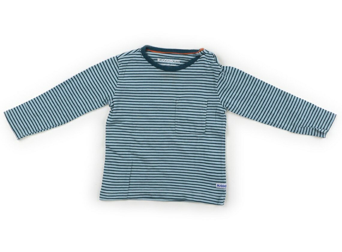 Rakuten - ラッフルバッツ Ruffle Butts Tシャツ・カットソー 80 男の子 ボーダー　緑 子供服 ベビー服 キッズ アウトレット ユーズド 【中古】キッズ・ベビー・マタニティ