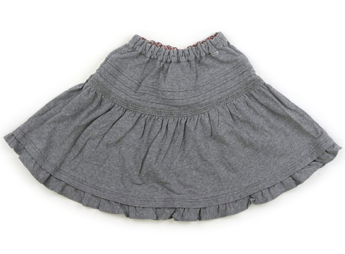 ファミリア familiar スカート 130 女の子 グレー 子供服 ベビー服 キッズ アウトレット ユーズド 【中古】キッズ・ベビー・マタニティ