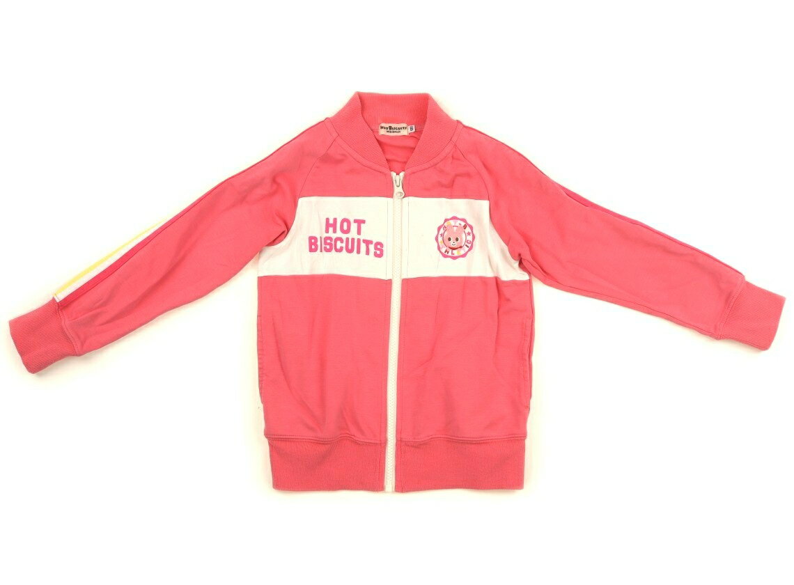 　ブランド 　Hot Biscuits(ホットビスケッツ) 　カテゴリー 　カーディガン 　サイズ 　120サイズ 　色 　ピンク 　状態 　★★★ 　記名 　なし 　ジャンル 　Girl コットン・ポリエステル素材。リブに毛羽立ちあり。ブランドタグ上にシールはがし跡あり。薄い汚れが複数見られ、洗いざらし感があります。 ＊【状態】【サイズ】に関しての詳しい説明はこちら