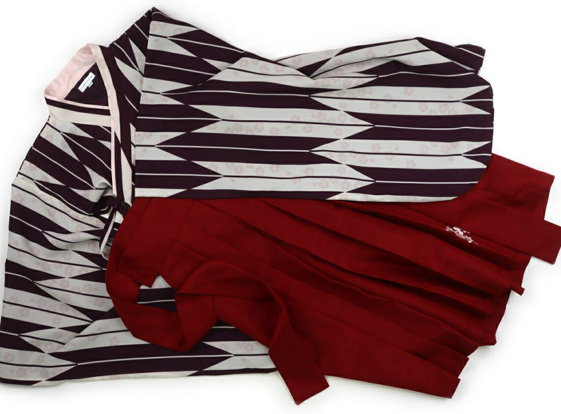 キャサリン・コテージ Catherine Cottage フォーマルウェア 120 女の子 えんじ　矢羽模様 子供服 ベビ..