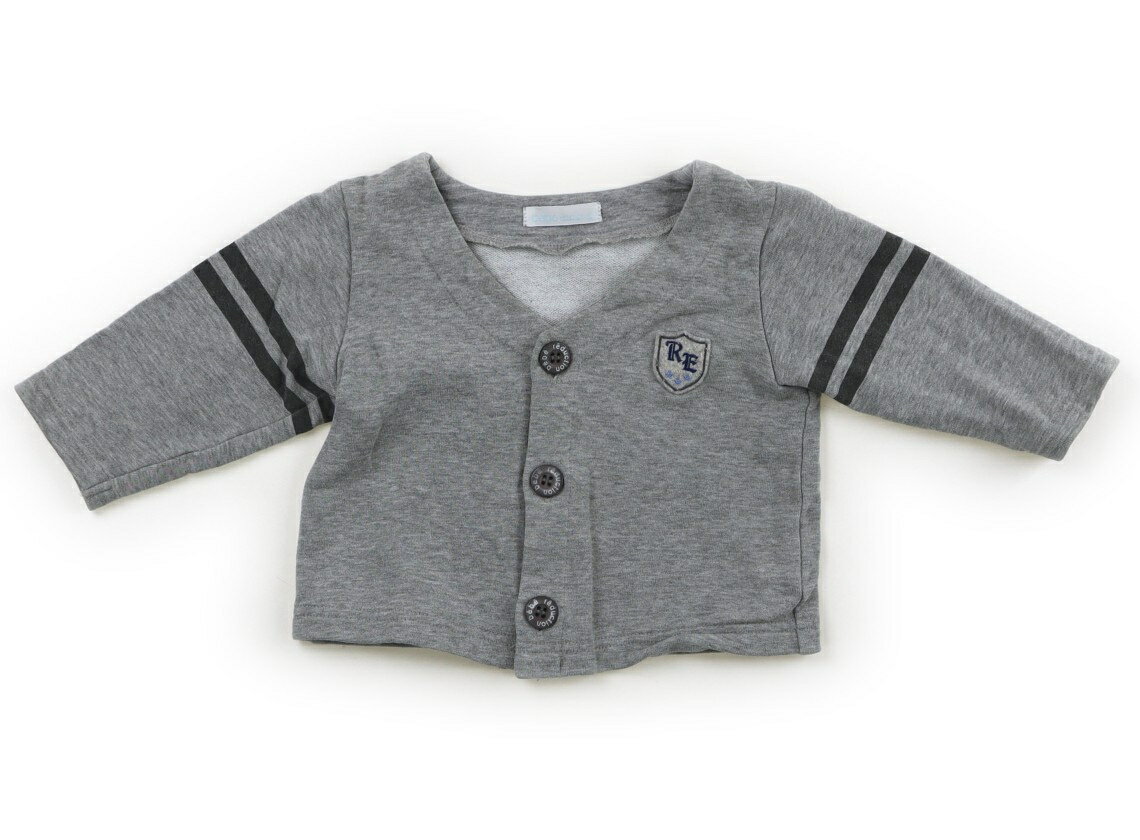 Rakuten - べべ BeBe カーディガン 80 男の子 グレー 子供服 ベビー服 キッズ アウトレット ユーズド 【中古】キッズ・ベビー・マタニティ