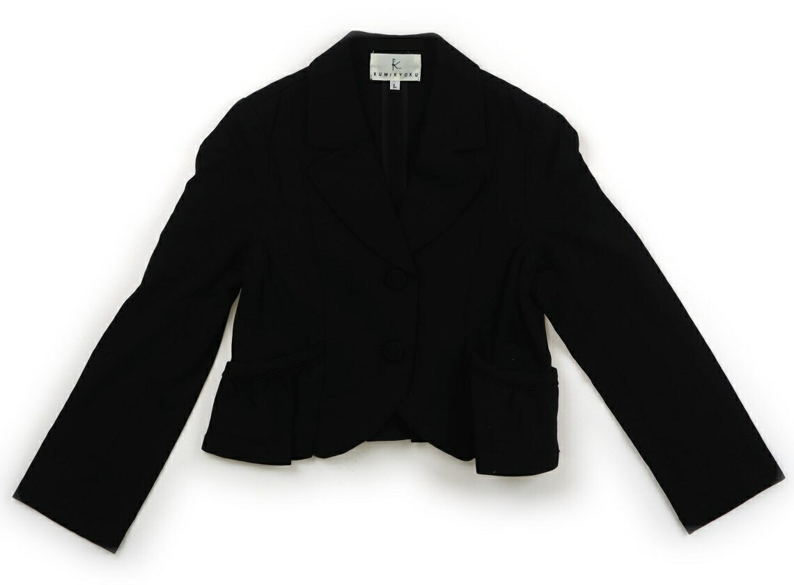 組曲 Kumikyoku ジャケット・ブレザー 120 女の子 黒 子供服 ベビー服 キッズ アウトレット ユーズド 【中古】キッズ・ベビー・マタニティ