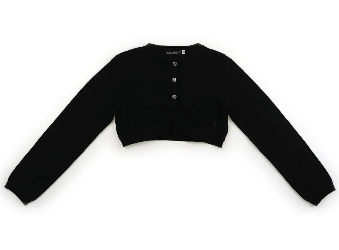 べべ BeBe カーディガン 120 女の子 黒 子供服 ベビー服 キッズ アウトレット ユーズド 【中古】キッズ・ベビー・マタニティ