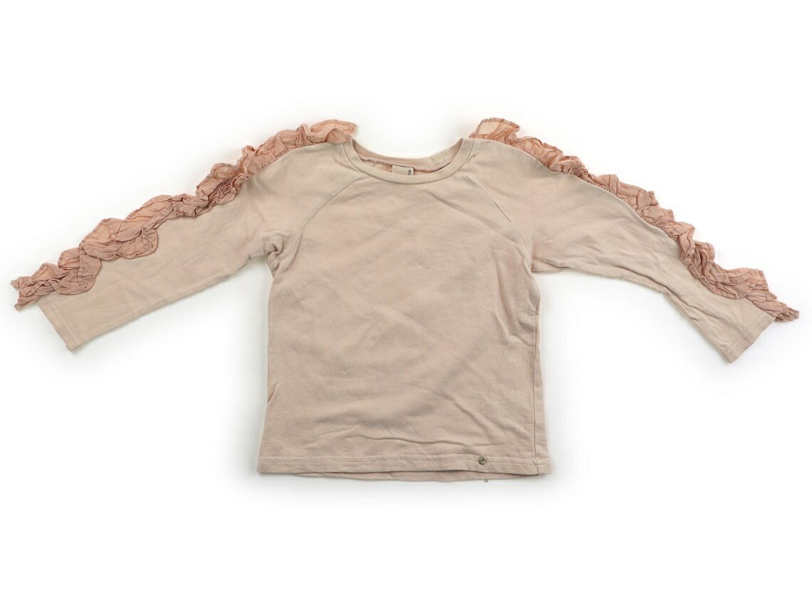 Rakuten - プティマイン petit main Tシャツ・カットソー 120 女の子 コーラルピンク 子供服 ベビー服 キッズ アウトレット ユーズド 【中古】キッズ・ベビー・マタニティ