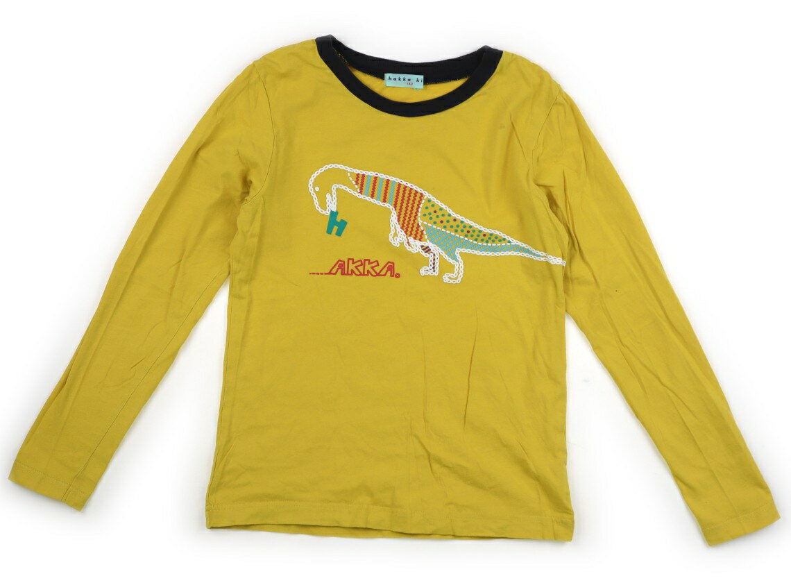 ハッカ HAKKA Tシャツ・カットソー 140 男の子 やまぶき色 子供服 ベビー服 キッズ アウトレット ユーズド 【中古】キッズ・ベビー・マタニティ