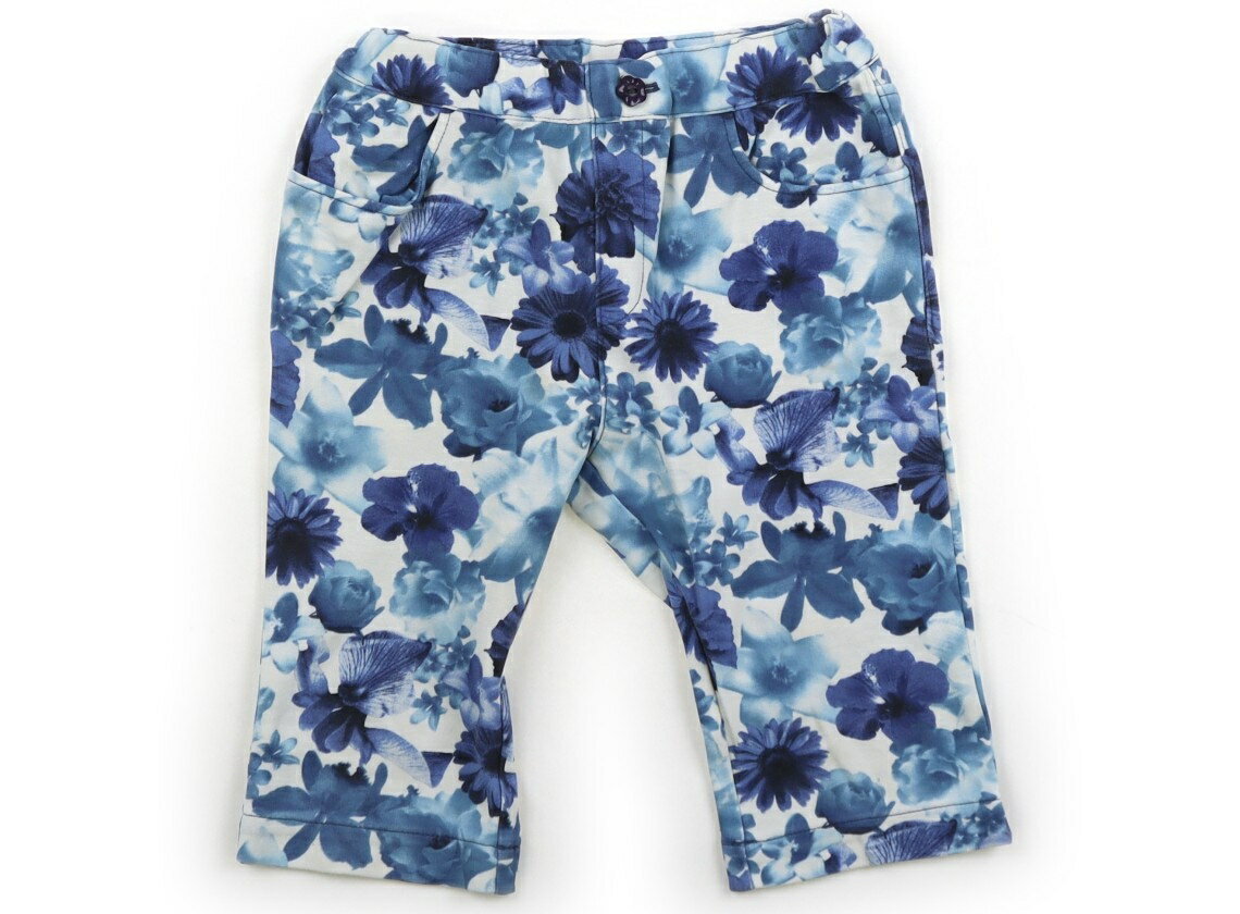 コムサデモード COMME CA DU MODE パンツ 90 女の子 青・花柄・アイボリー 子供服 ベビー服 キッズ アウトレット ユーズド 【中古】キッズ・ベビー・マタニティ