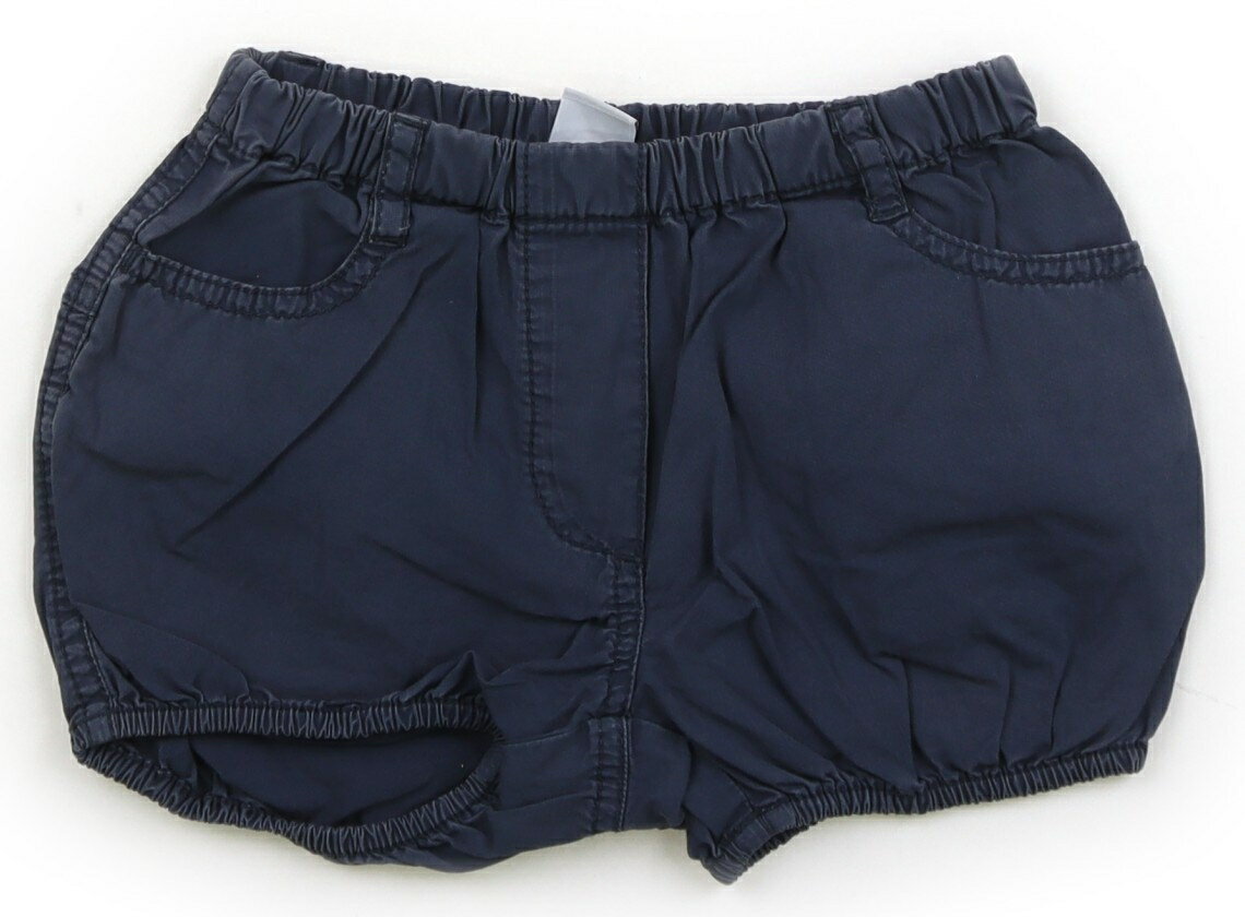 プチバトー PETIT BATEAU ショートパンツ 80 女の子 紺 子供服 ベビー服 キッズ アウトレット ユーズド 【中古】キッズ・ベビー・マタニティ