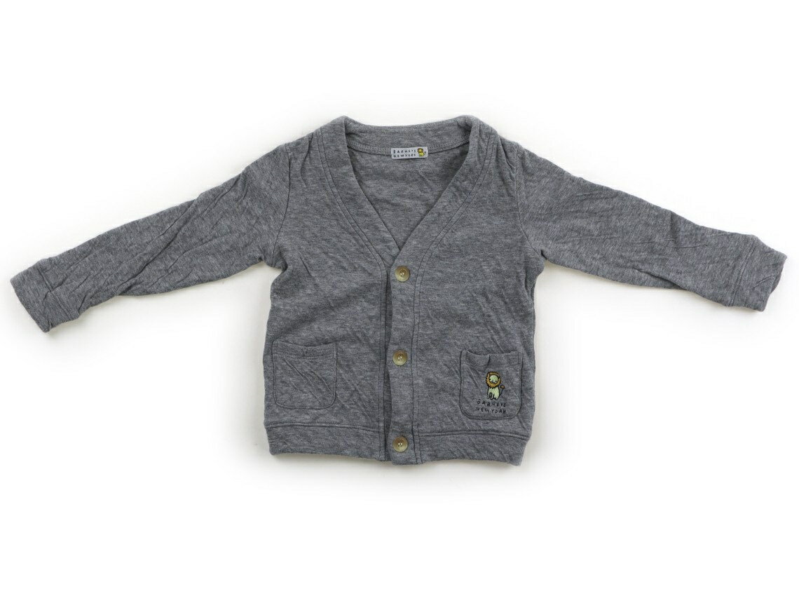バーニーズニューヨーク BARNEYS NEWYORK カーディガン 90 男の子 グレー 子供服 ベビー服 キッズ アウトレット ユーズド 【中古】キッズ・ベビー・マタニティ