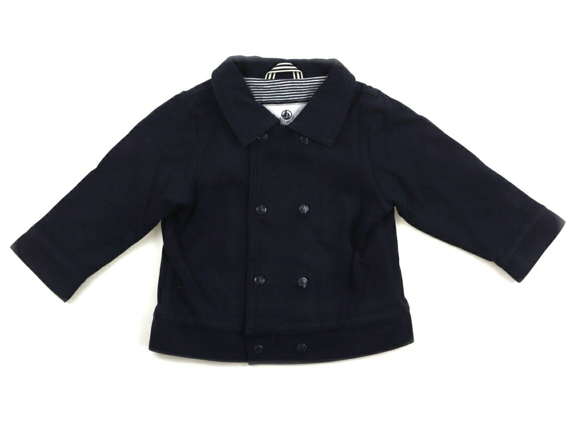 プチバトー PETIT BATEAU カーディガン 80 男の子 ネイビー 子供服 ベビー服 キッズ アウトレット ユーズド 【中古】キッズ・ベビー・マタニティ