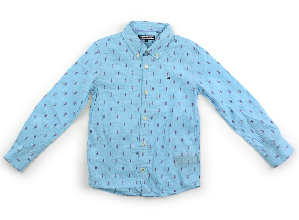 トミーヒルフィガー Tommy Hilfiger シャツ・ブラウス 120 女の子 ライトブルー 子供服 ベビー服 キッズ アウトレット ユーズド 【中古】キッズ・ベビー・マタニティ