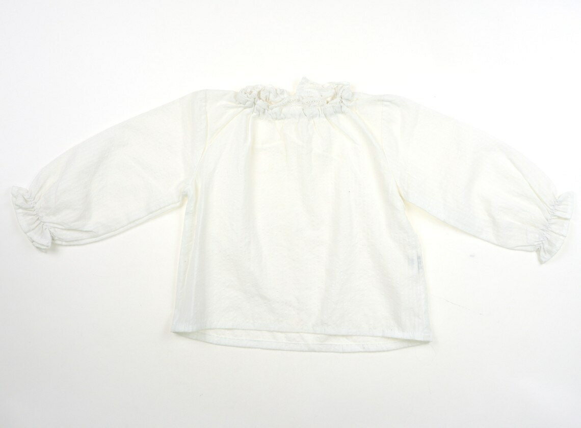 Rakuten - ラーゴム Lagom シャツ・ブラウス 95 女の子 ホワイト 子供服 ベビー服 キッズ アウトレット ユーズド 【中古】キッズ・ベビー・マタニティ