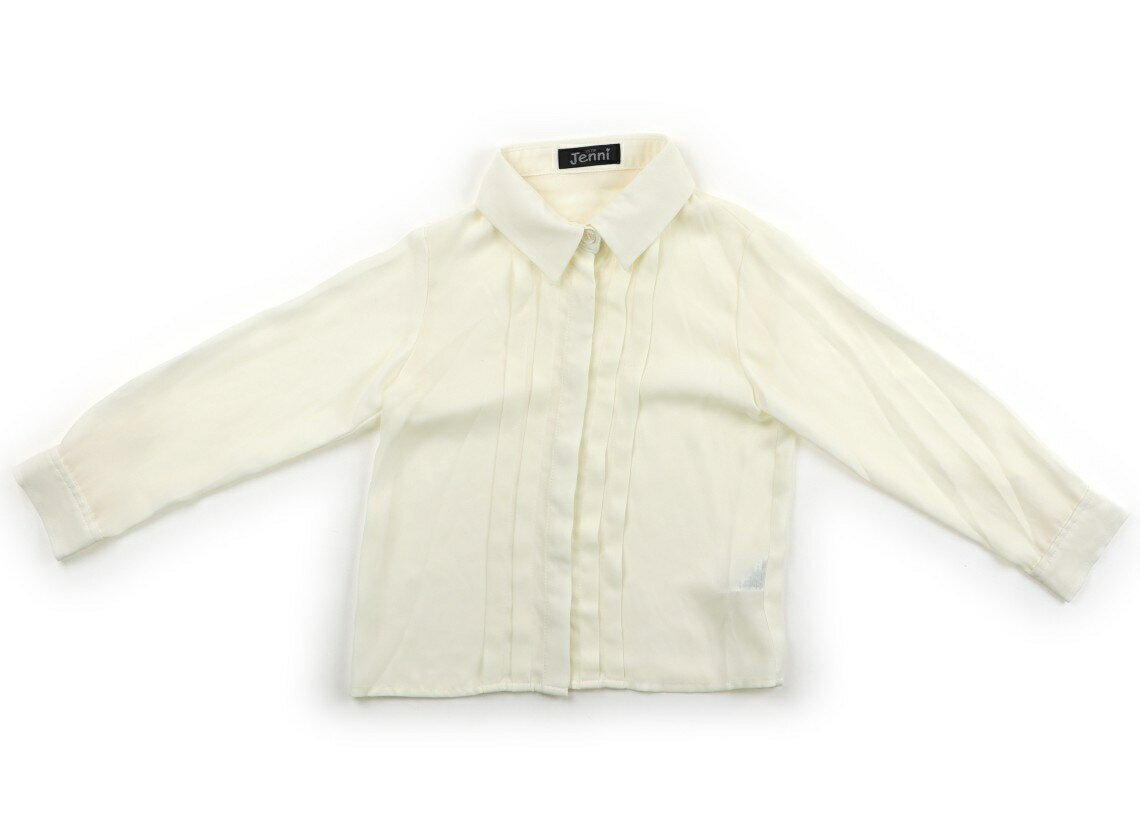 ジェニィ JENNI シャツ・ブラウス 110 女の子 クリーム・タック 子供服 ベビー服 キッズ アウトレット ユーズド 【中古】キッズ・ベビー・マタニティ