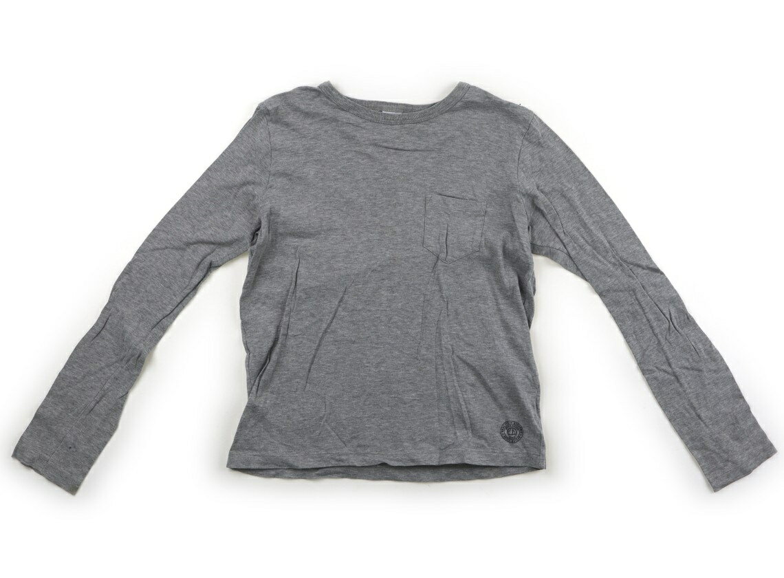 プチバトー PETIT BATEAU Tシャツ・カットソー 150 男の子 グレー 子供服 ベビー服 キッズ アウトレット ユーズド 【中古】キッズ・ベビー・マタニティ