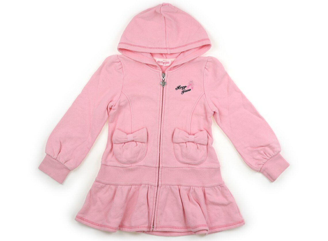 メゾピアノ mezzo piano パーカー 110 女の子 グレー 子供服 ベビー服 キッズ アウトレット ユーズド 【中古】キッズ・ベビー・マタニティ