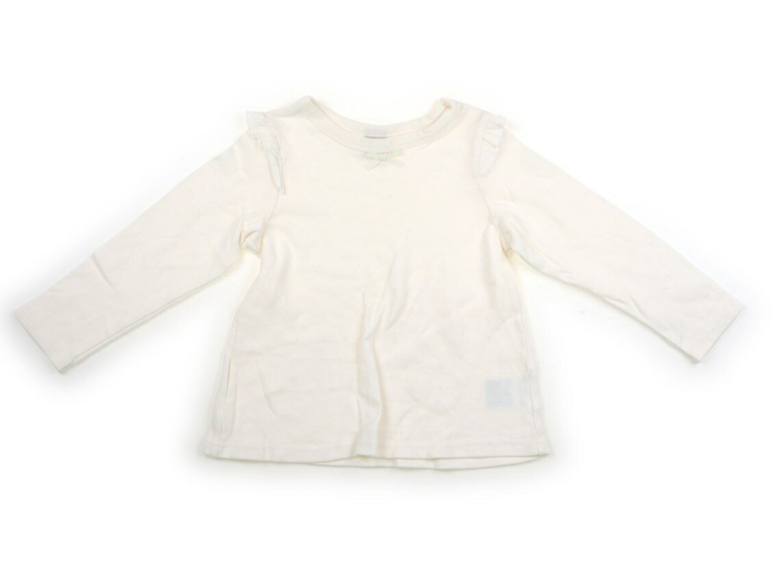 Rakuten - プティマイン petit main Tシャツ・カットソー 110 女の子 オフホワイト 子供服 ベビー服 キッズ アウトレット ユーズド 【中古】キッズ・ベビー・マタニティ