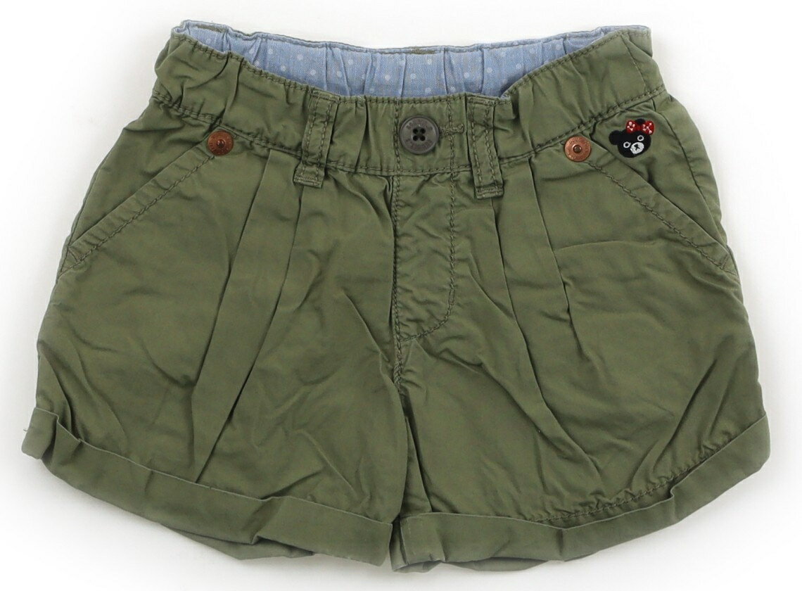 ダブルB Double B ショートパンツ 80 女の子 カーキ 子供服 ベビー服 キッズ アウトレット ユーズド 【中古】キッズ・ベビー・マタニティ