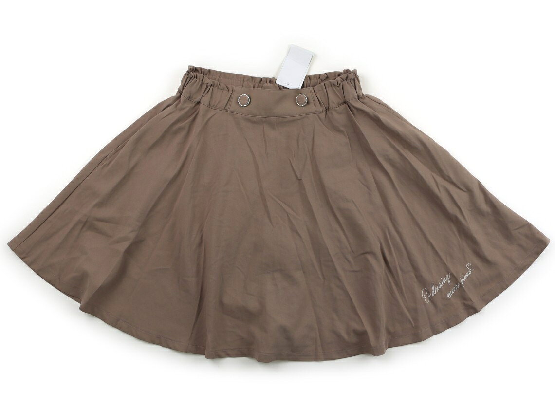 メゾピアノ mezzo piano スカート 160 女の子 キャメル 子供服 ベビー服 キッズ アウトレット ユーズド キッズ・ベビー・マタニティ
