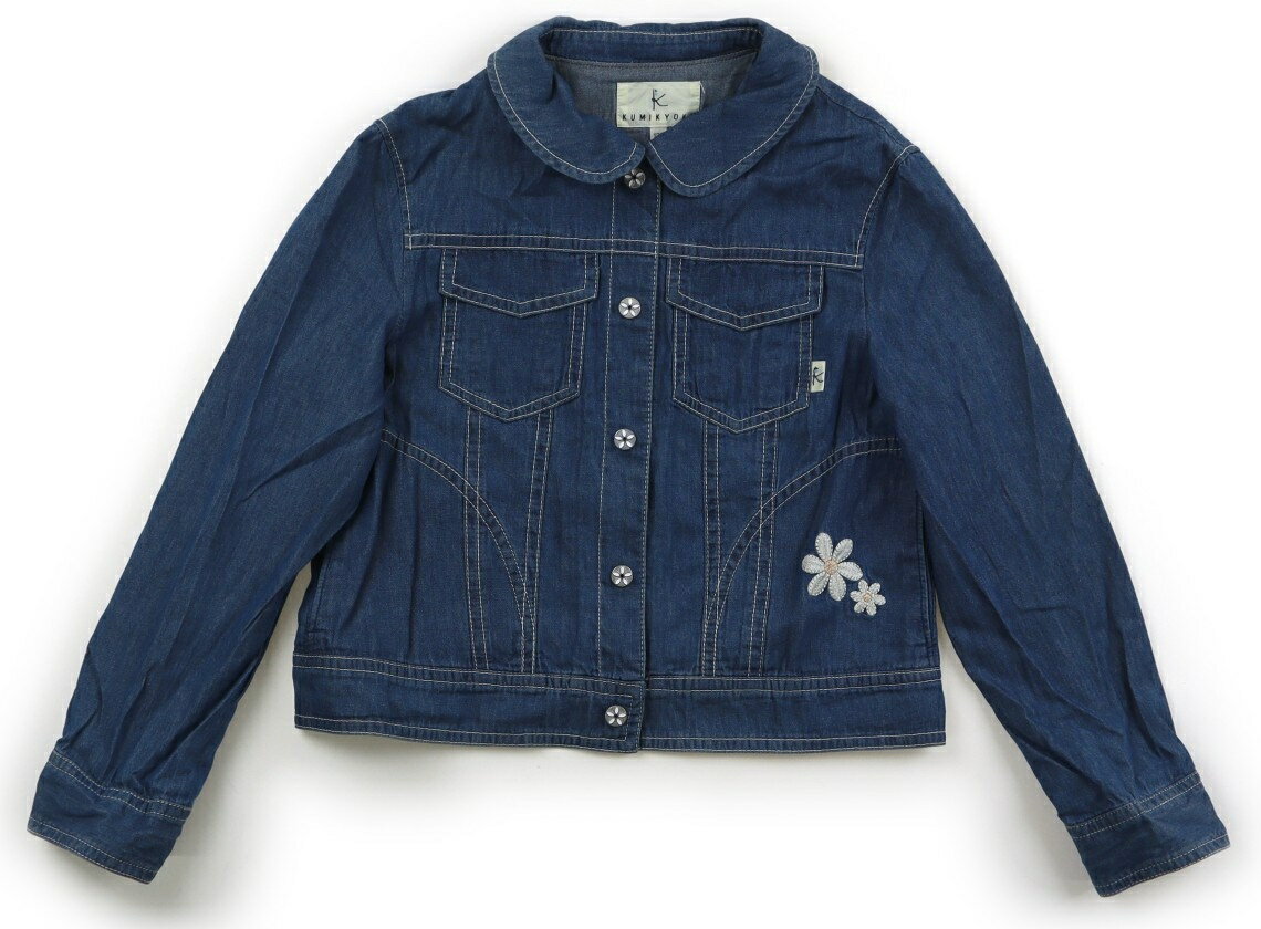 組曲 Kumikyoku ブルゾン・Gジャン 130 女の子 ブルー系 子供服 ベビー服 キッズ アウトレット ユーズド 【中古】キッズ・ベビー・マタニティ
