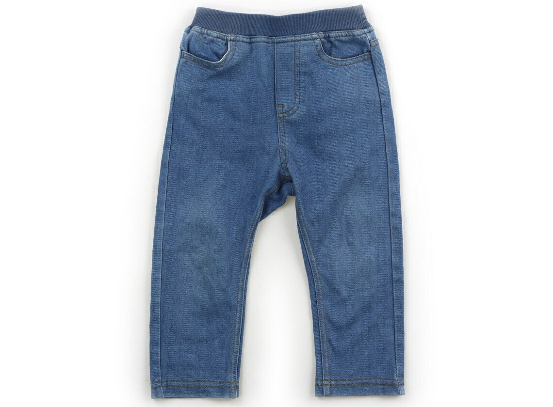 プティマイン petit main スウェットパンツ 80 女の子 ブルー 子供服 ベビー服 キッズ アウトレット ユーズド 【中古】キッズ・ベビー・マタニティ