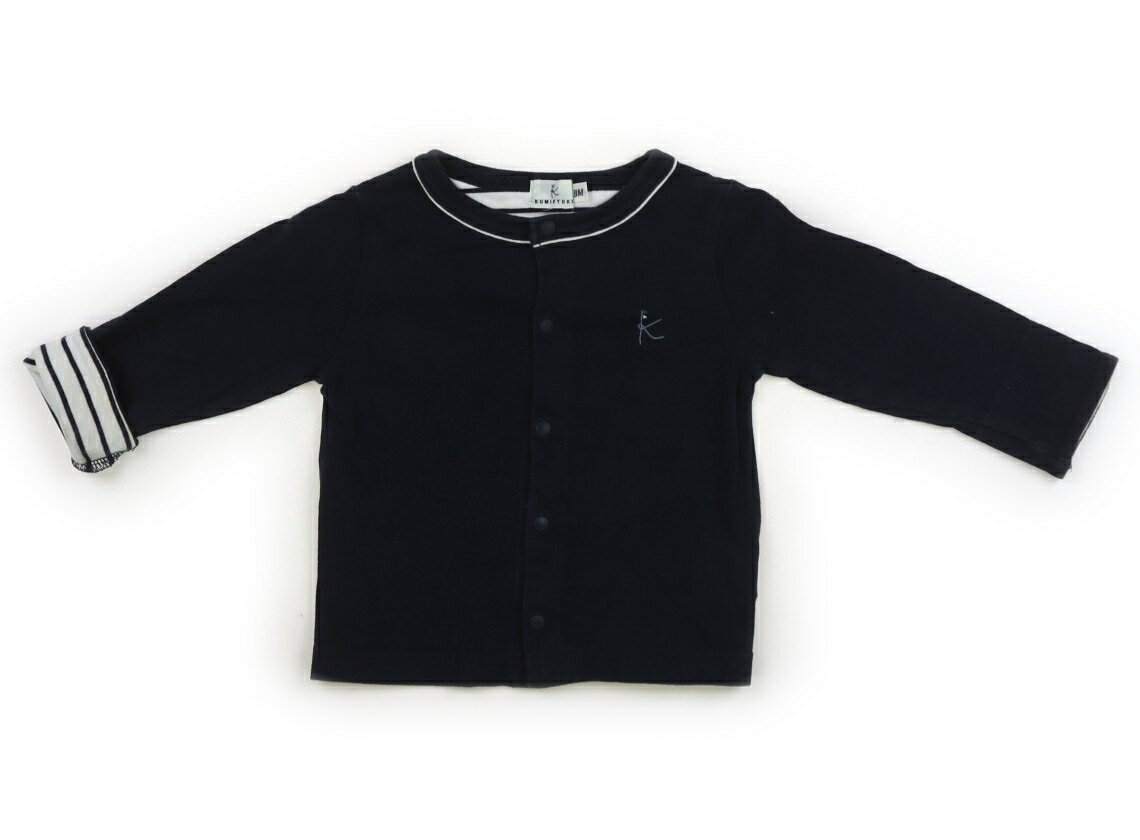 組曲 Kumikyoku カーディガン 80 女の子 ダークネイビー 子供服 ベビー服 キッズ アウトレット ユーズド 【中古】キッズ・ベビー・マタニティ