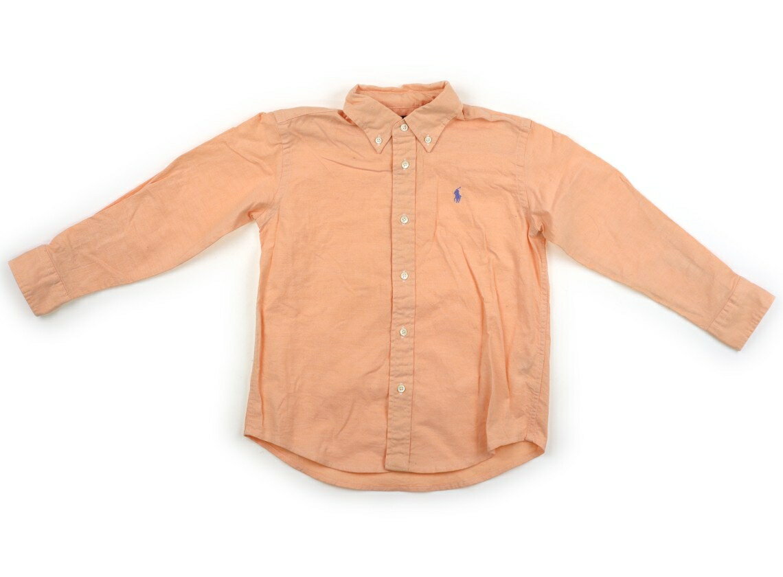 　ブランド 　Ralph Lauren(ラルフローレン) 　カテゴリー 　シャツ・ブラウス 　サイズ 　120サイズ 　色 　オレンジ・紫 　状態 　★★★ 　記名 　なし 　ジャンル 　Boy 毛羽の付着は見られますがまだまだお使いいただけそうです。 ＊【状態】【サイズ】に関しての詳しい説明はこちら
