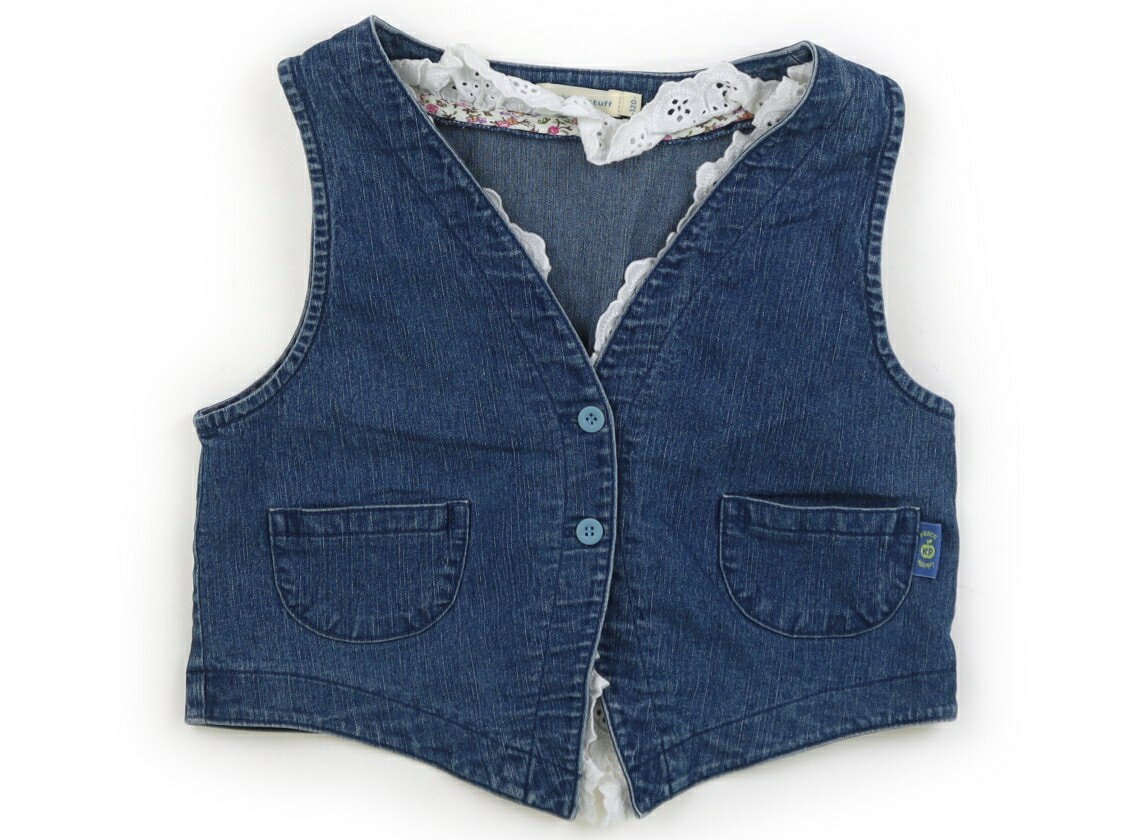 Rakuten - ニットプランナー（KP） Knit Planner(KP) ベスト 120 女の子 青 子供服 ベビー服 キッズ アウトレット ユーズド 【中古】キッズ・ベビー・マタニティ