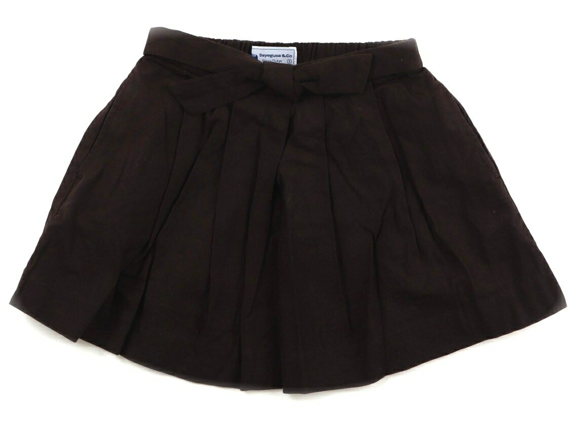 サヱグサ SAYEGUSA スカート 100 女の子 ブラウン系 子供服 ベビー服 キッズ アウトレット ユーズド 【中古】キッズ・ベビー・マタニティ