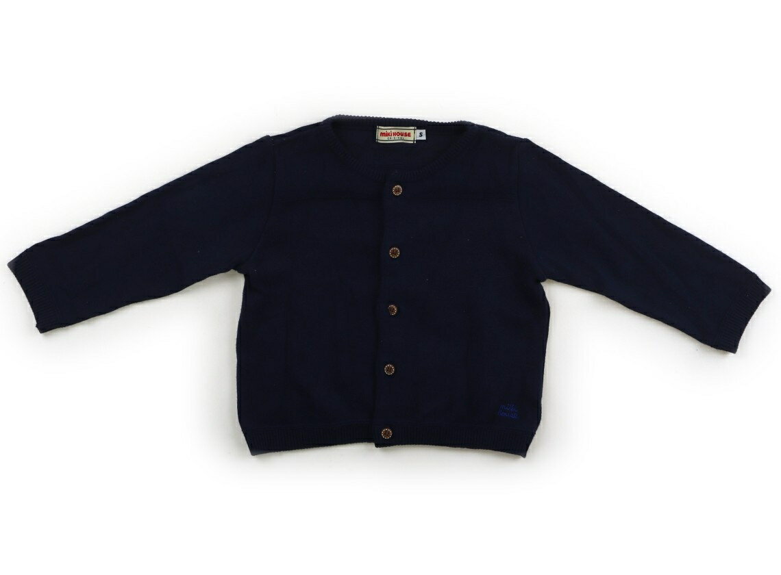 ミキハウス miki HOUSE カーディガン 70 男の子 ネイビー 子供服 ベビー服 キッズ ...