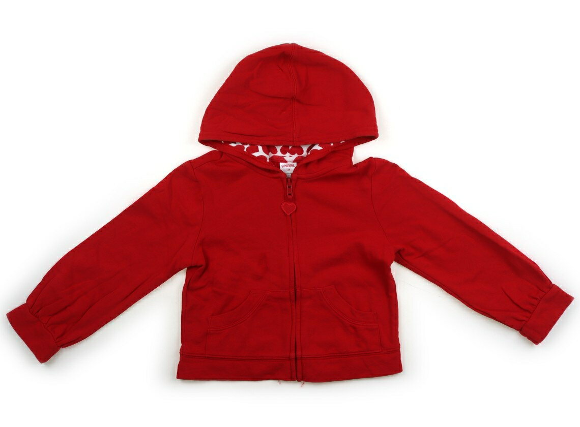 Other - ジンボリー Gymboree パーカー 100 女の子 レッド・ハート柄 子供服 ベビー服 キッズ アウトレット ユーズド 【中古】キッズ・ベビー・マタニティ