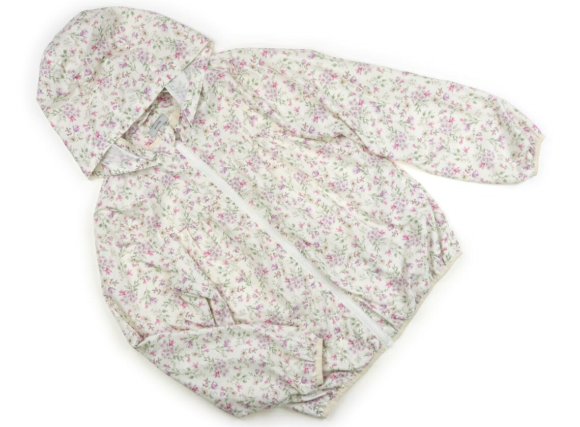 Rakuten - エニィファム anyFAM ブルゾン・Gジャン 150 女の子 ホワイト・ラベンダー・花柄 子供服 ベビー服 キッズ アウトレット ユーズド 【中古】キッズ・ベビー・マタニティ