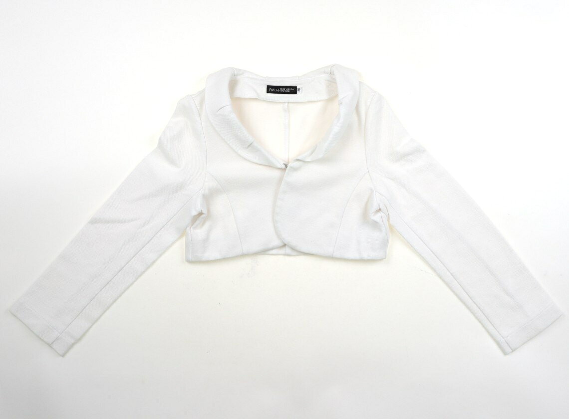 べべ BeBe カーディガン 130 女の子 白 子供服 ベビー服 キッズ アウトレット ユーズド 【中古】キッズ・ベビー・マタニティ