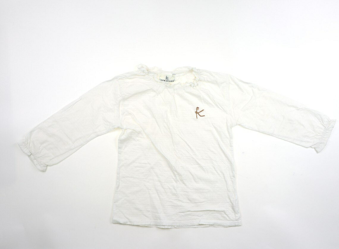 組曲 Kumikyoku Tシャツ・カットソー 130 女の子 アイボリー 子供服 ベビー服 キッズ アウトレット ユーズド 【中古】キッズ・ベビー・マタニティ