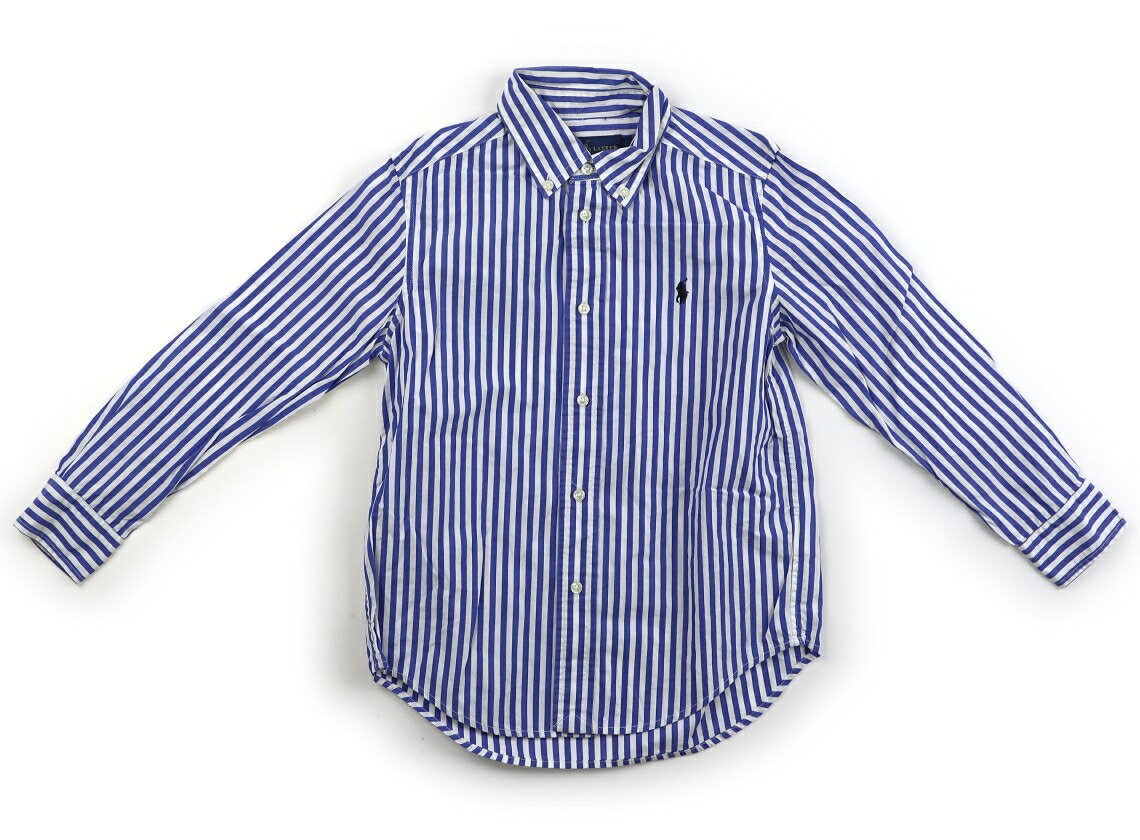 　ブランド 　Ralph Lauren(ラルフローレン) 　カテゴリー 　シャツ・ブラウス 　サイズ 　120サイズ 　色 　白青ストライプ 　状態 　★★★ 　記名 　なし 　ジャンル 　Boy 6/120表記。袖口と胸元に薄っすらと黄ばみ汚れが見られますがまだお使いいただけそうです。 ＊【状態】【サイズ】に関しての詳しい説明はこちら