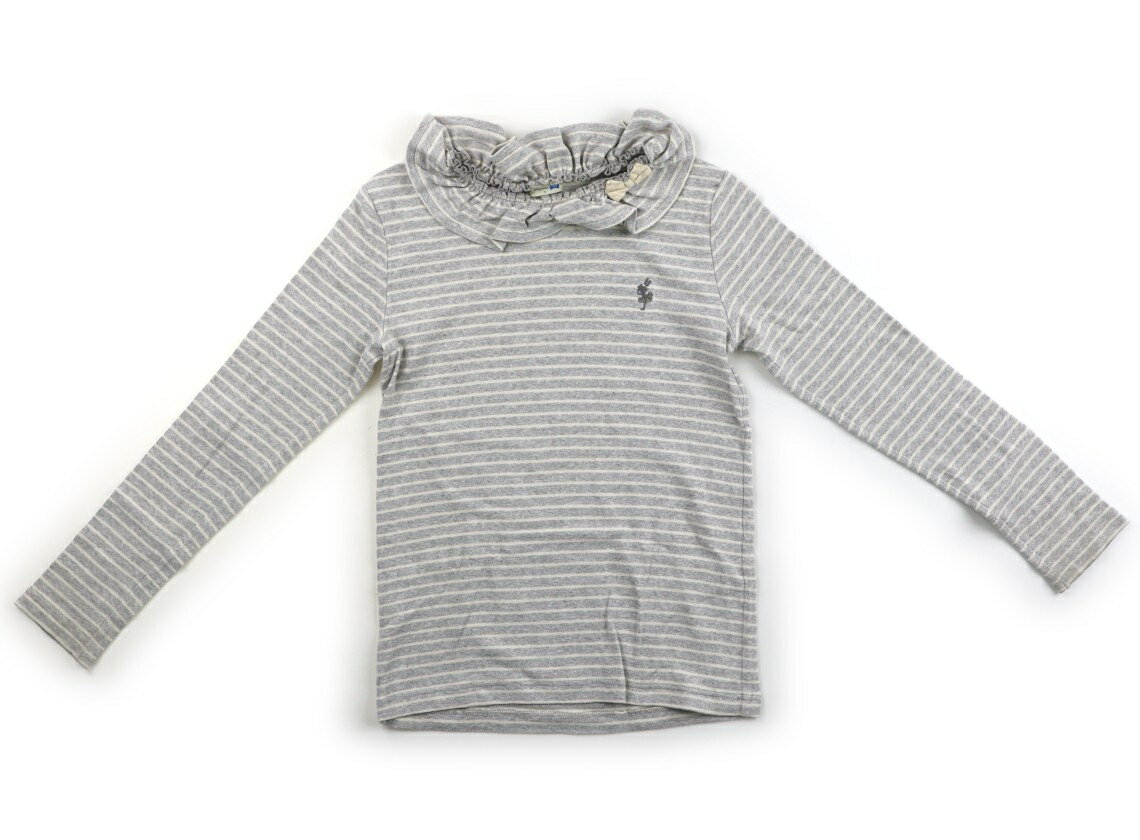 Rakuten - ニットプランナー（KP） Knit Planner(KP) Tシャツ・カットソー 150 女の子 グレー・ボーダー 子供服 ベビー服 キッズ アウトレット ユーズド 【中古】キッズ・ベビー・マタニティ