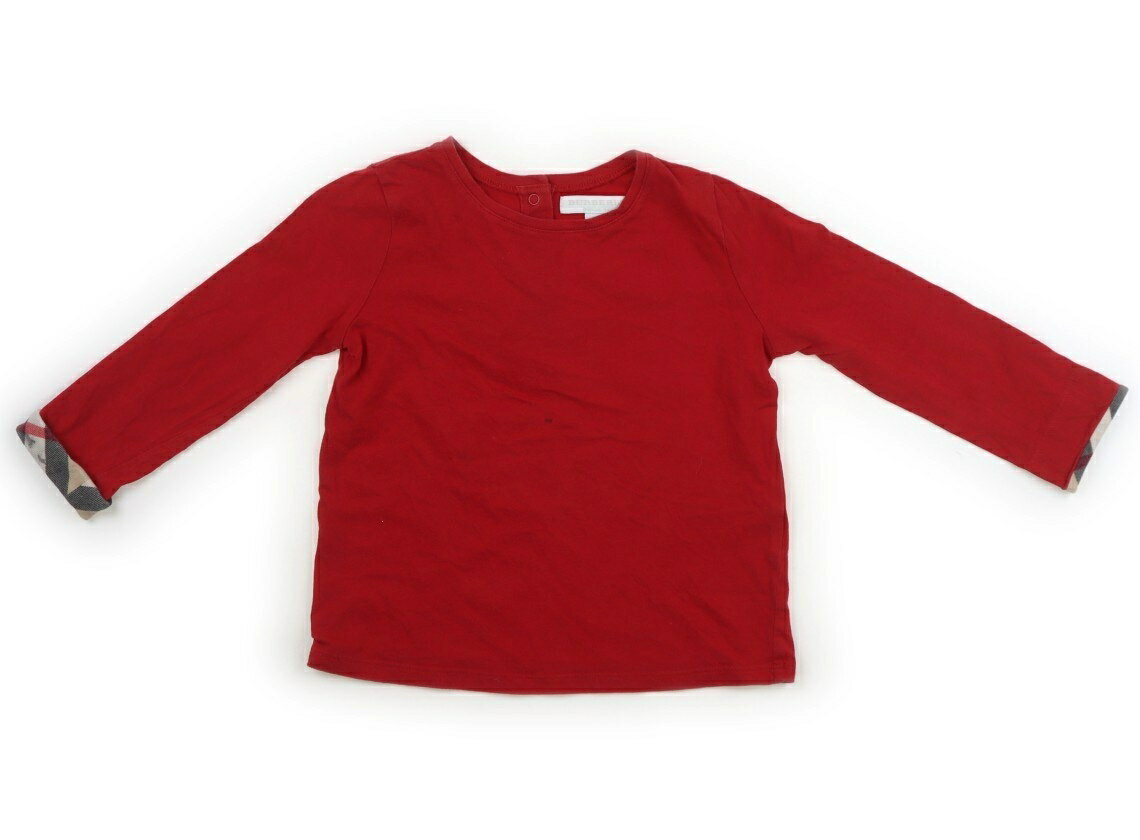 バーバリー BURBERRY Tシャツ・カットソー 90 男の子 レッド 子供服 ベビー服 キッズ アウトレット ユーズド 【中古】キッズ・ベビー・マタニティ