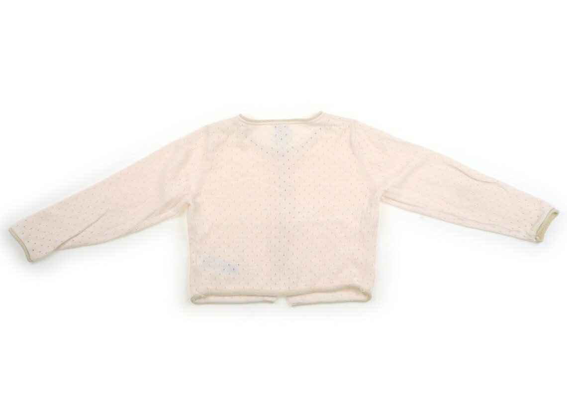 プチバトー PETIT BATEAU カーディガン 100 女の子 パステルピンク 子供服 ベビー服 キッズ アウトレット ユーズド 【中古】キッズ・ベビー・マタニティ