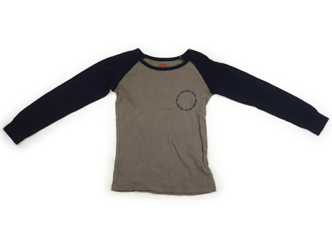 Rakuten - ボントン BONTON Tシャツ・カットソー 120 男の子 ネイビー、ベージュ 子供服 ベビー服 キッズ アウトレット ユーズド 【中古】キッズ・ベビー・マタニティ