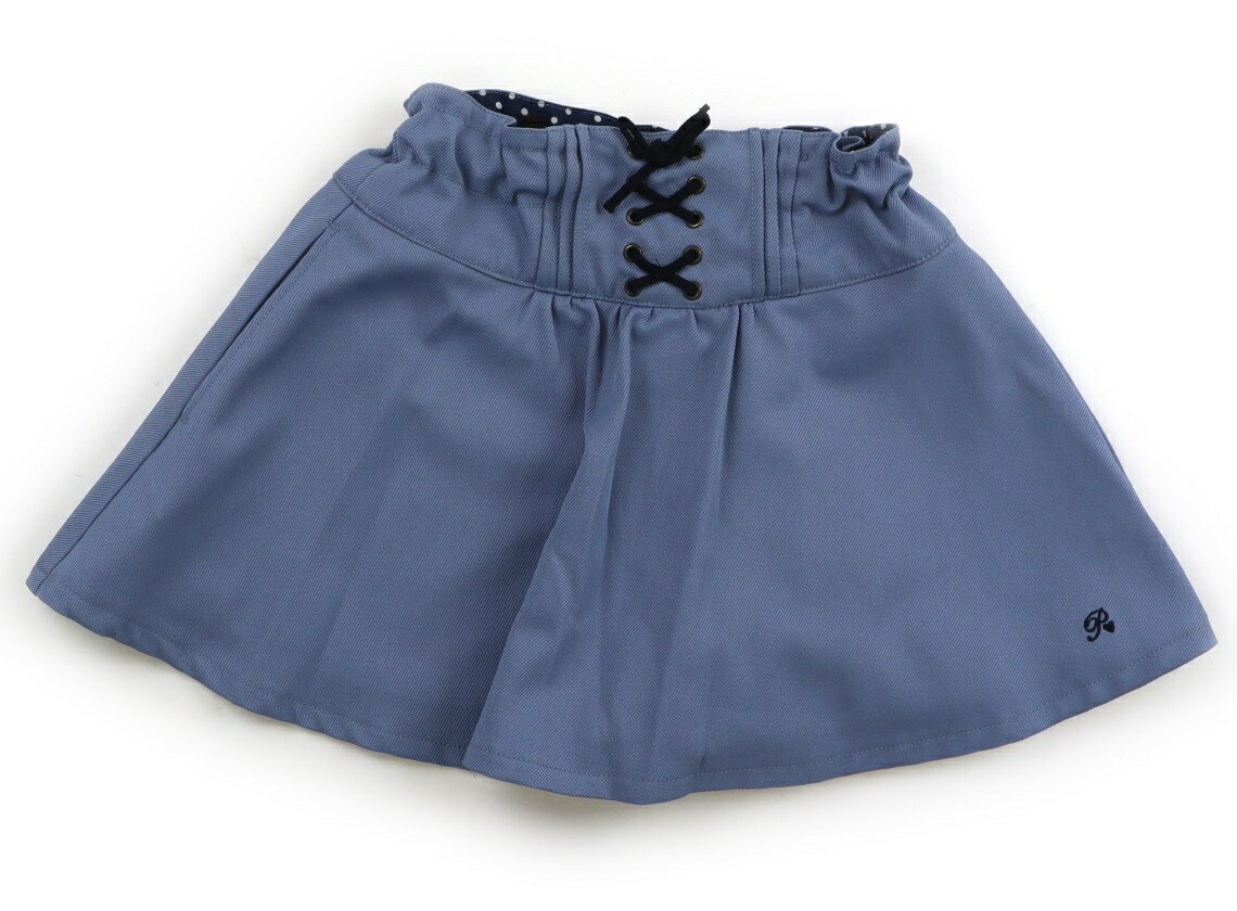 ポンポネット pom ponette スカート 130 女の子 ブルー 子供服 ベビー服 キッズ アウトレット ユーズド 【中古】キッズ・ベビー・マタニティ