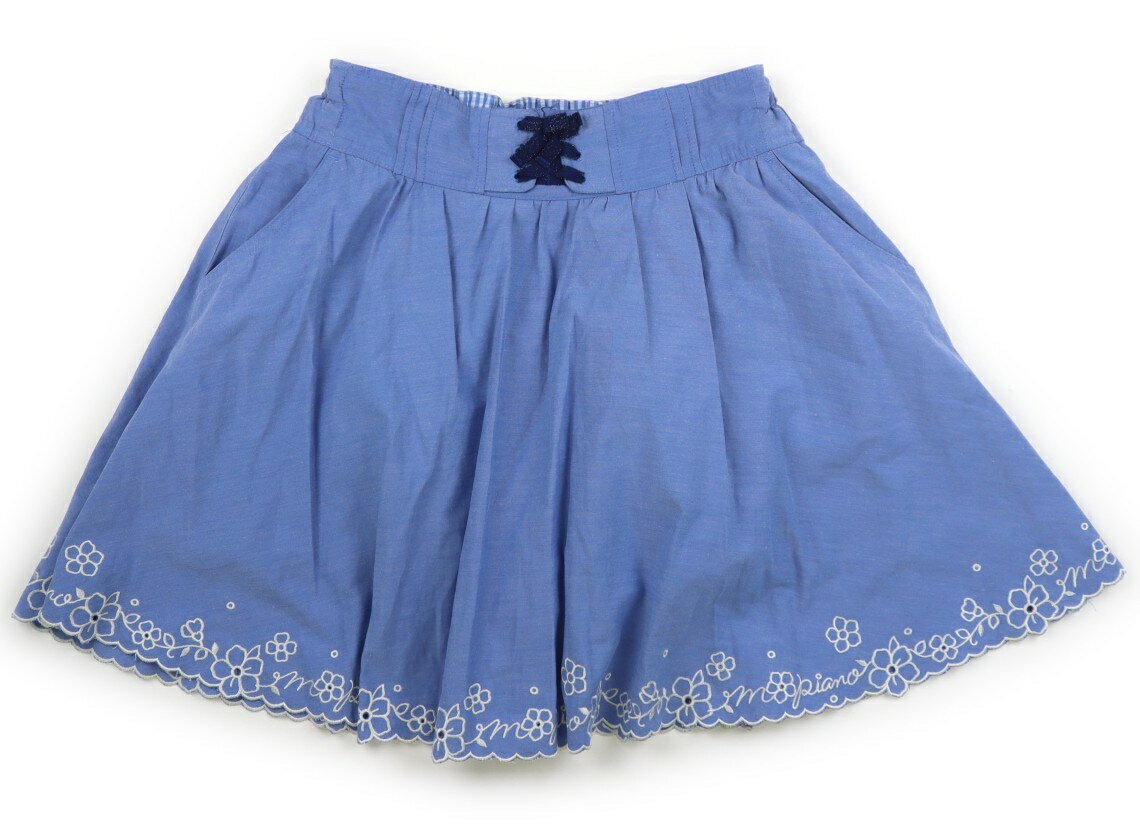 メゾピアノ mezzo piano スカート 160 女の子 ブルー 子供服 ベビー服 キッズ アウトレット ユーズド 【中古】キッズ・ベビー・マタニティ