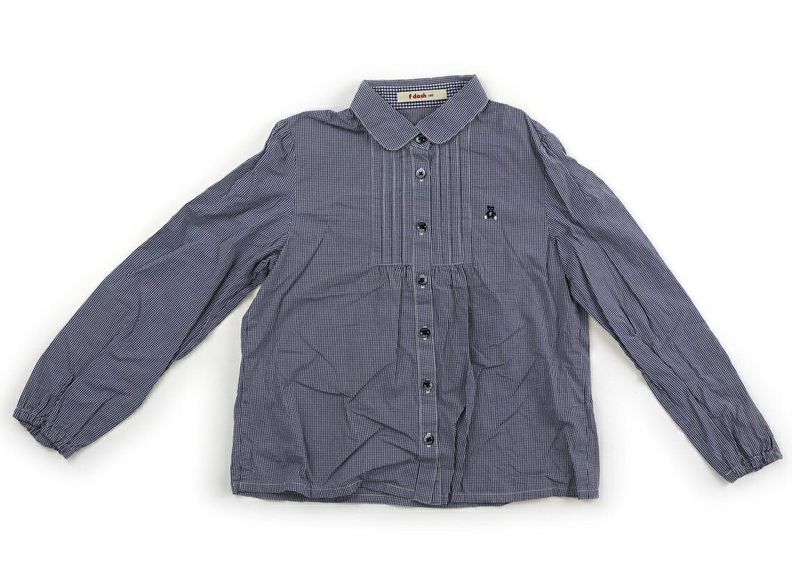 Other - ファミリア familiar シャツ・ブラウス 140 女の子 紺、白 子供服 ベビー服 キッズ アウトレット ユーズド 【中古】キッズ・ベビー・マタニティ